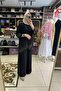 Chiffon Stone Detailed Pantalon Evening Dress Set - 2