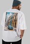 Havana Cuba White Oversize Country City Back Printed Unisex T-Shirt 100% Cotton Premium - 7