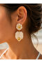 Ladybug Detailed Cream Flower Xuping Dangle Women's Earrings - 4