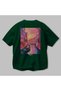 Venice Italy Green Oversize Country City Back Printed Unisex T-Shirt 100% Cotton Premium - 3