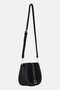 Women Brand Logo Cross Body Bag, Black - 3