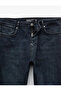Normal Waist Cotton Slim Fit Jean Trousers - Brad Jean - 5