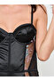 Black Mesh Insert Wired Babydoll - 3
