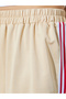 Beige Side Tape Detail Wide Leg Joggers - 3