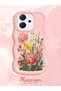 Oppo Reno 14F Compatible Case Camera Protector Pink Silicone Couple Phone Case Floral Pattern - 2