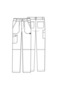Wwe140 Men's Scrubs Pants - Imported, Relaxed Fit, 7 Pockets, Zippered, 2-Way Stretch Doctor/Nurse Bottoms - 6