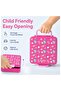 - 3/4-Compartment Candies Lunch Box With Insulated Food Jar - Dark Pink - 7