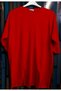 Red Oversized Capri Sleeve T-Shirt