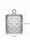 M.E.W Crystal Glass Candy Pot with Lid - 14×18.8 cm - 4
