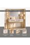 SOVANTI 2-DRAWER CONSOLE WITH MIRROR - BEIGE - 8