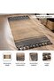 Ecolin Handwoven Jute & Cotton Dhurrie 90x150cm - Natural - 4