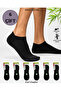 6-Piece Bamboo Seamless Washable Men's Sneaker Socks