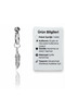 Silver Color Non-Pierced Compression Feather Steel Hoop Earrings