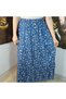 Elastic Waist 3-Layer Ruffle Viscose Fabric Skirt, Mevlana Long Cotton Skirt, Size 38-46 - 2