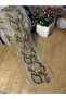 Gold&Silver Stone Embroidered Beaded Applique Lace Ribbon(1Mt) - 2