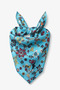 Lara Floral Patterned 100% Cotton Multi-Purpose Bandana Scarf