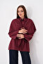 -Double Tunic with Cape Buckle Fastening at the Waist, Modal Woven Fabric - 6