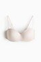 Padded microfibre bandeau bra - 5