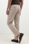 Ecru Tapered Fit Men's Trousers - 8