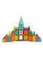 Magnetic Tiles Building Blocks, 53 Pcs STEM Educational Toy Set for Boys and Girls, Colourful Magnet Puzzle Stacking Blocks - 3