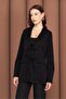 Drawstring Blazer Jacket - 3