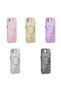 iPhone 17E Case Non-Spill Glitter Silicone Magsafe Camera Raised Shrp - 6