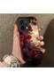 Oppo Reno 14F 5g Compatible Silicone Edge Hard Back Case Couple Phone Case with Floral Pattern - 3