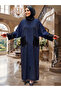 Standard Ferace with Zippered Cuffs and Pockets, with Sequin Detail, Loose Cut, Can Be Weared in Sizes 40-48. - 6