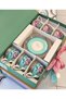 6-Person Porcelain Flower of Life Coffee Cup - 3