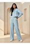 Wide Leg Pants with Elasticated Waist - 3