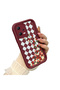 Xiaomi Poco X5 Compatible Case Camera Protector Burgundy Silicone Couple Phone Case Floral Pattern - 3