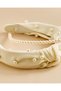 Girls Ivory Headband And Hair Clip Set 3 Pieces - 4