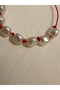 7 Pearls Red String Bracelet Power Energy Luck Happiness Peace Health Love Adjustable Handmade - 2