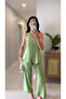 Soder Green Vest Pants Set - 2
