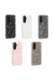Galaxy A36 Case Glitter Diamond Stone Camera Raised Silicone Tkng - 2