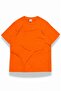 Pack of 5 Unisex Regular Fit Crew Neck T-Shirts (Red Orange Brown Blue Turquoise) - 6