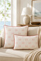 Crab Red Ribbed Throw Pillow Cover - 4