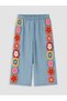 Lcw Kids Indigo Embroidered Girls' Jean Pants - 3