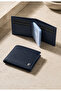100% Genuine Leather Men's Navy Blue Wallet - Card Holder Id Wallet - Men's Leather Wallet Accessory Gift - Pc-075