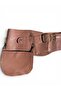 Birchwood Powder Leather Belt - Special Design Accessory with Pockets and Buckle - 3