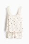 Lace-trimmed ribbed pyjamas - 5