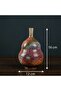 Handmade Ceramic Decorative Vase – Artistic Glazed Design |   16 cm |   Antique - 3