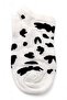 Women's Black and White 6-Piece Patterned Women's Socks Set - Soft Cotton - 3