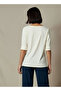 BOAT NECK 3 4 TH SLEEVE TEE - 4