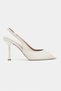 Betty Beige Matte Open Toe Women's Heeled Shoes - 5