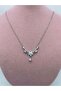 Elegance Flower Steel Necklace Silver - 2
