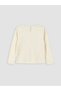 Peak New Season Blue Crew Neck Embroidered Girls' 2-Piece T-Shirt - 7