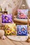 Sleeping Colorful Fairy Patterned 4-Piece Children's and Baby Pillowcase Set - 2