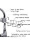 Kitchen Bathroom Shower Faucet Top Rack Soap Sponge Hanger Shelf Single Layer - 7