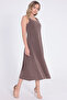 Sleeveless Skirt Bell Model Pique Modal Dress - 5